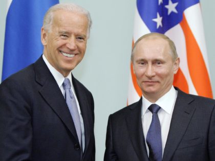 Joe Biden and Vladimir Putin (Associated Press Photo/RIA Novosti, Alexei Druzhinin, pool)