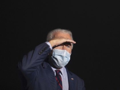 Joe Biden in the dark (Chip Somodevilla / Getty)