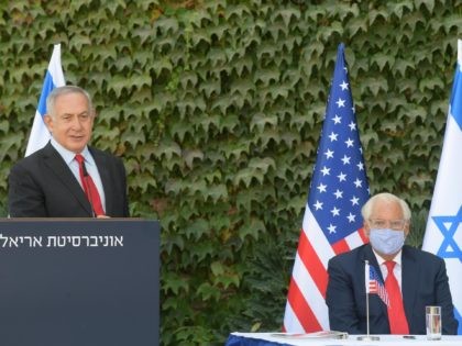 Israel and the U.S. on Wednesday signed an agreement on Wednesday extending scientific cooperation to apply to Israeli institutions in the West Bank and the Golan Heights, in a move that is being seen by some as a precursor to U.S. recognition of Israeli sovereignty over the West Bank.