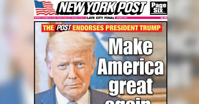 New York Post Endorses Trump Make America Great Again Again