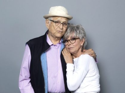 Executive producer Norman Lear, left, and Rita Moreno, cast member of the Netflix series "One Day at a Time" pose for a photo during the Netflix portrait session at Television Critics Association Summer Press Tour at The Beverly Hilton hotel on Sunday, July 29, 2018, in Beverly Hills, Calif. (Photo …