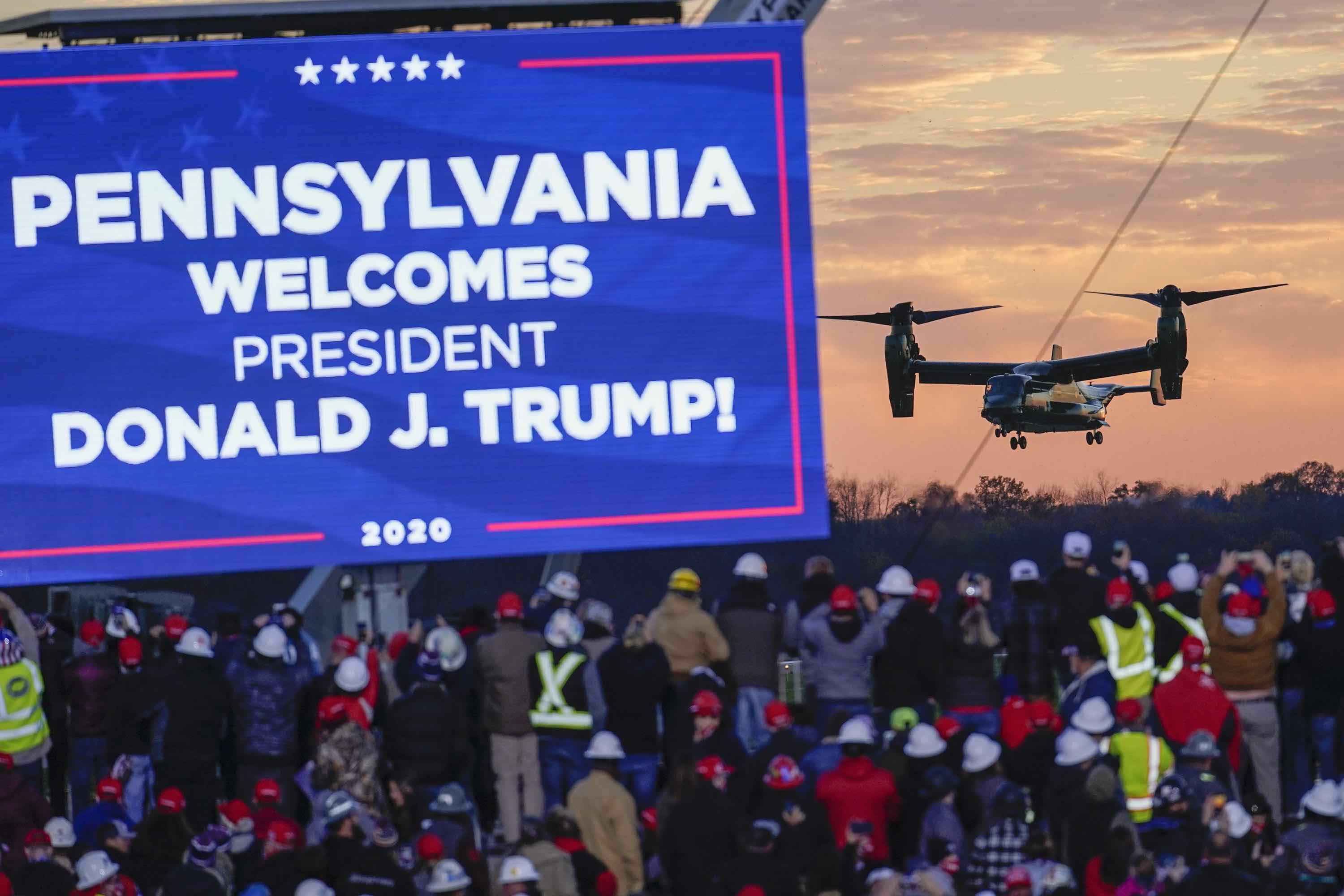 Election 2020 Trump (Keith Srakocic / Associated Press)