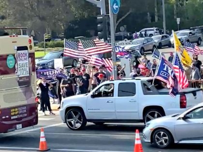Pro-Trump Rally Beverly Hills