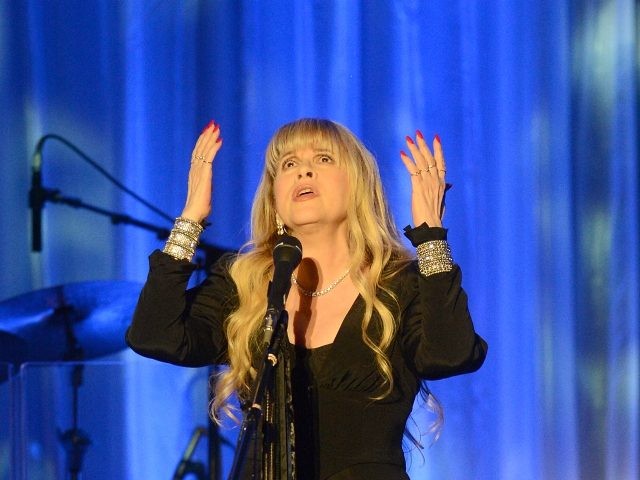 BEVERLY HILLS, CA - NOVEMBER 13: Artist Stevie Nicks performs at the 55th Annual Women&#03
