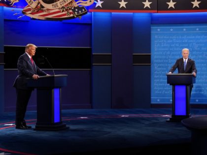Trump and Biden debate (Brendan Smialowski / AFP / Getty)