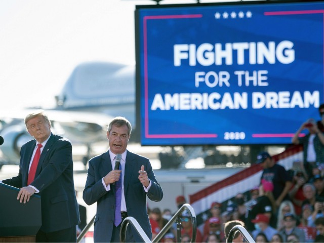 Farage Praises Trump as 'Bravest Person' He'd Ever Met, Who Stands Up for Patriotism, Against Globalism
