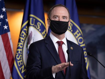 WASHINGTON, DC - JUNE 30: Rep. Adam Schiff (D-CA) speaks at a press conference on Capitol