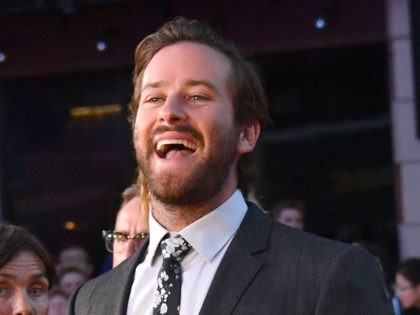 LONDON, ENGLAND - OCTOBER 16: Armie Hammer attends the 'Free Fire' Closing Night Gala screening during the 60th BFI London Film Festival at Odeon Leicester Square on October 16, 2016 in London, England. (Photo by Gareth Cattermole/Getty Images for BFI)