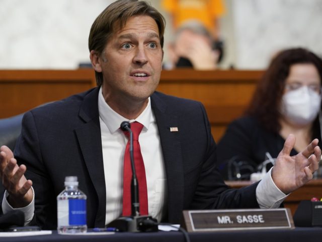 Sen. Ben Sasse, R-Neb., speaks during a confirmation hearing for Supreme Court nominee Amy