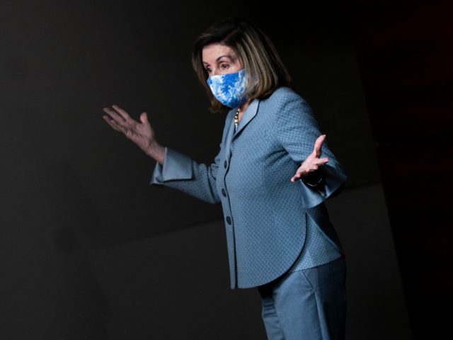 WASHINGTON, DC - OCTOBER 29: Speaker of the House Nancy Pelosi (D-CA) speaks during a news