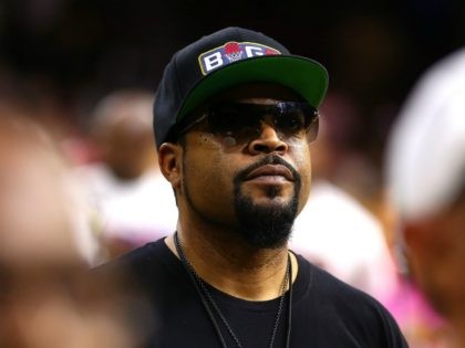 PHILADELPHIA, PA - JULY 16: Founder Ice Cube looks on during week four of the BIG3 three o