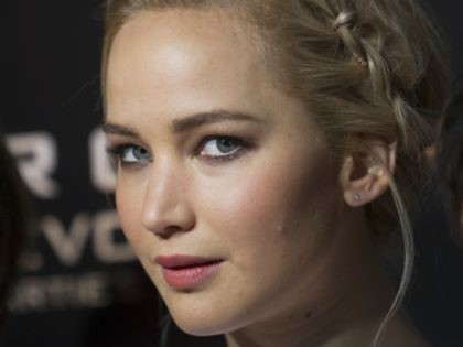U.S. actress Jennifer Lawrence arrives for the premiere of the film 'The Hunger Games