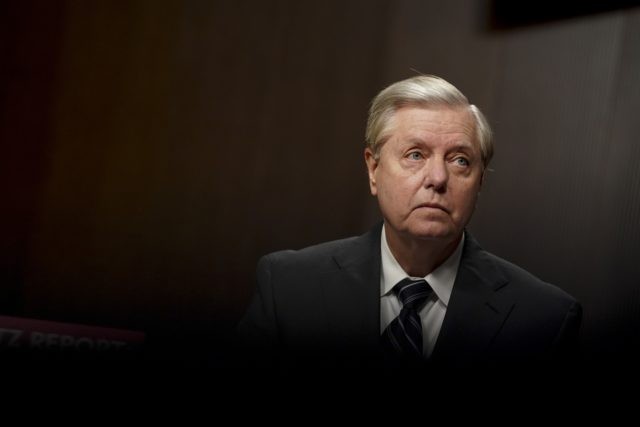 In this Wednesday, Sept. 30, 2020, file photo, Sen. Lindsey Graham, R-S.C., appears before a Senate Judiciary Committee hearing on Capitol Hill in Washington, to examine the FBI Crossfire Hurricane investigation. Senate Judiciary Committee Chairman Graham, once a biting critic of President Donald Trump, the three-term South Carolina Republican on …