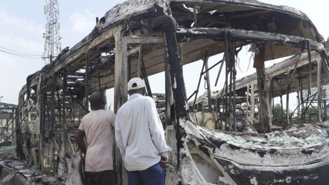 Nigeria Police Protests The Associated Press