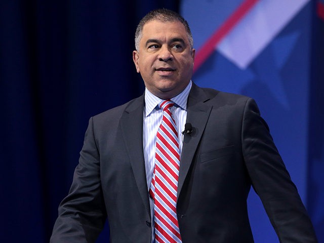 David Bossie speaking at the 2017 Conservative Political Action Conference (CPAC) in Natio