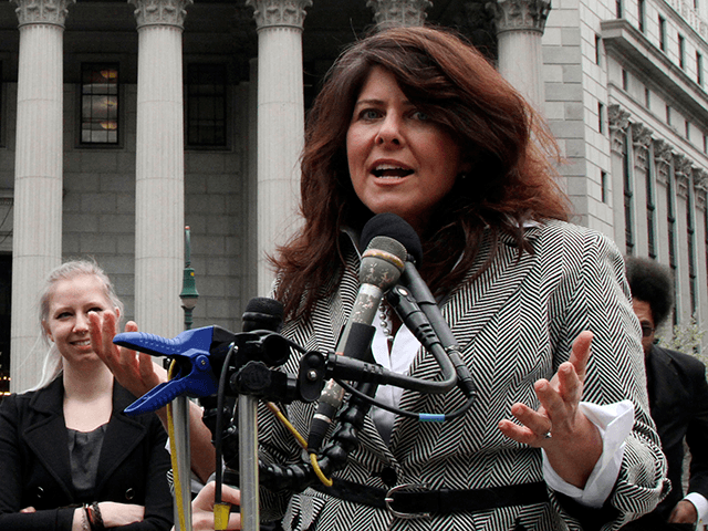 In this March 29, 2012, file photo, author and political consultant Naomi Wolf speaks to reporters during a news conference in New York. Wolf says she has no hard feelings about the BBC interviewer who pointed out errors in her new book, “Outrages,” which has been delayed for release in …