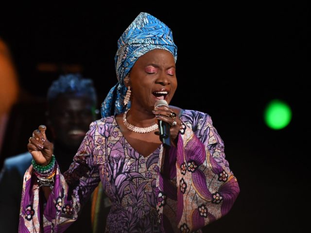 U.n. concert Beninese singer-songwriter Angelique Kidjo performs onstage during the 62nd Annual Grammy Awards pre-telecast show on January 26, 2020, in Los Angeles. (Photo by Robyn Beck / AFP) (Photo by ROBYN BECK/AFP via Getty Images)