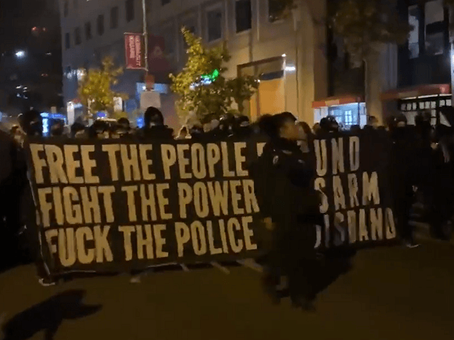 Black Lives Matter continue "Burn it Down" protests in Washington, D.C. on Saturday night.