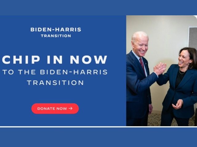 Biden Fundraises for Transition