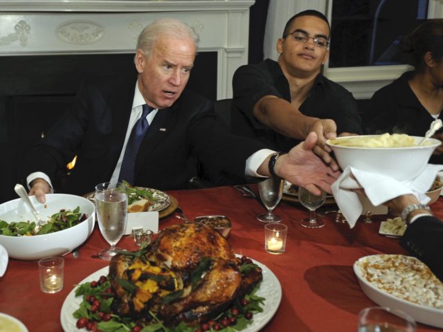 Joe Biden on Thanksgiving Gatherings: 5 People, 10 Maximum ‘Socially Distanced, Wearing Masks’