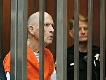 Joseph James DeAngelo, suspected of being the Golden State Killer, appears in Sacramento County Superior Court as prosecutors announce they will seek the death penalty if he is convicted in the case, Wednesday, April 10, 2019, in Sacramento, Calif. The move comes less than a month after Gov. Gavin Newsom …