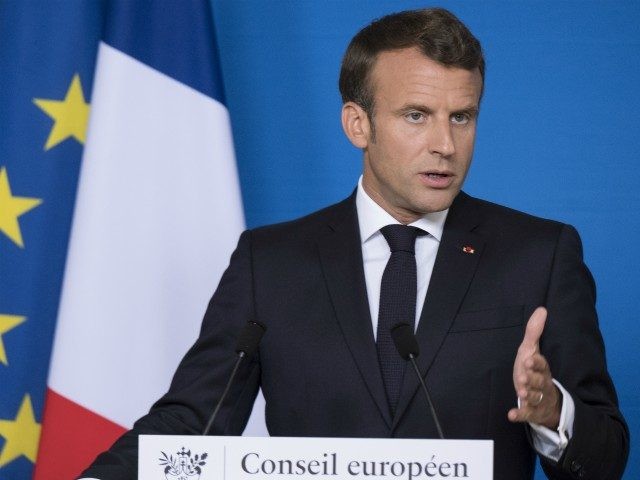 BRUSSELS, BELGIUM - JUNE 21, 2019 : French President Emmanuel Macron is talking to media at the end of an EU Prime Minister and Chief of State Summit on June 21, 2019 in Brussels, Belgium. European Union leaders woll conclude a two-day summit this Friday in which they will discuss …