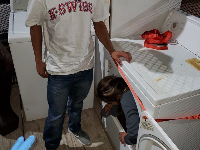 Human smugglers pack migrants in furniture and appliances near the Texas border with Mexic
