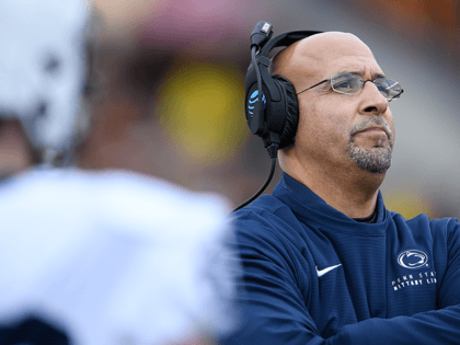 Head coach James Franklin of the Penn State Nittany Lions looks on against the Minnesota Golden Gophers during the fourth quarter at TCFBank Stadium on November 09, 2019 in Minneapolis, Minnesota. (Photo by Hannah Foslien/Getty Images)