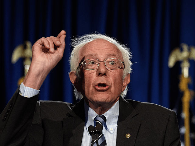 US Senator Bernie Sanders, Independent of Vermont, speaks at George Washington University in Washington, DC, on September 24, 2020. - Sanders warned that the US faces an "unprecedented and dangerous moment," as US President Donald Trump questions the legitimacy of mail-in ballots and suggests he might not accepts the election …
