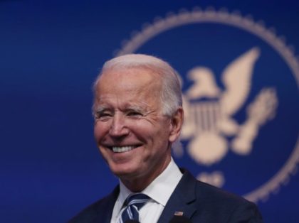 WILMINGTON, DELAWARE - NOVEMBER 10: U.S. President-elect Joe Biden addresses the media abo