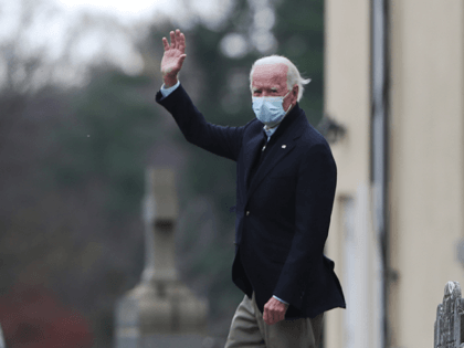 President-elect Joe Biden leaves after attending mass at St. Joseph on the Brandywine Roman Catholic Church on November 15, 2020 in Wilmington, Delaware. President Donald Trump tweeted this morning that Joe Biden won the election because it was rigged, seemingly for the first time acknowledging that Joe Biden has won …