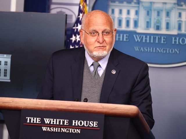 WASHINGTON, DC - NOVEMBER 19: Centers for Disease Control and Prevention (CDC) Commissioner Robert Redfield speaks during a White House Coronavirus Task Force press briefing in the James Brady Press Briefing Room at the White House on November 19, 2020 in Washington, DC. The White House held its first Coronavirus …