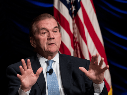 Former Department of Homeland Security Secretary Tom Ridge speaks during an event to mark the 15th anniversary of the Department of Homeland Security, March 1, 2018 in Washington, DC. The Department of Homeland Security was created after the September 11 attacks and the agency combined 22 various federal departments and …
