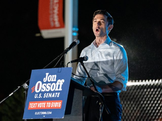 ATLANTA, GA - NOVEMBER 10: Democratic U.S. Senate candidate Jon Ossoff speaks at a campaign event on November 10, 2020 in Atlanta, Georgia. Ossoff's challenge to incumbent Sen. David Perdue (R-GA) has gone to a runoff that will be decided in January. (Photo by Elijah Nouvelage/Getty Images)