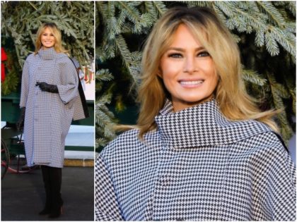 First Lady Melania Trump is ready for the holiday season, …
