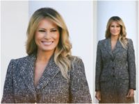 Fashion Notes: Melania Trump Wears Houndstooth Dolce and Gabbana for Turkey Pardon
