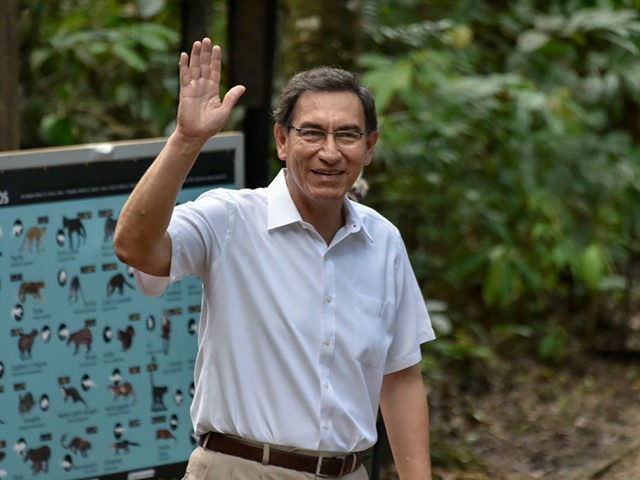 LETICIA, COLOMBIA - SEPTEMBER 06: President of Peru Martin Vizcarra waves as he arrives for the inauguration of the Summit of Presidents for the Amazon on September 06, 2019 in Leticia, Colombia. Summit involves all the South American countries that share the Amazon Rainforest (Brazil, Peru, Colombia, Venezuela, Ecuador, Bolivia, …