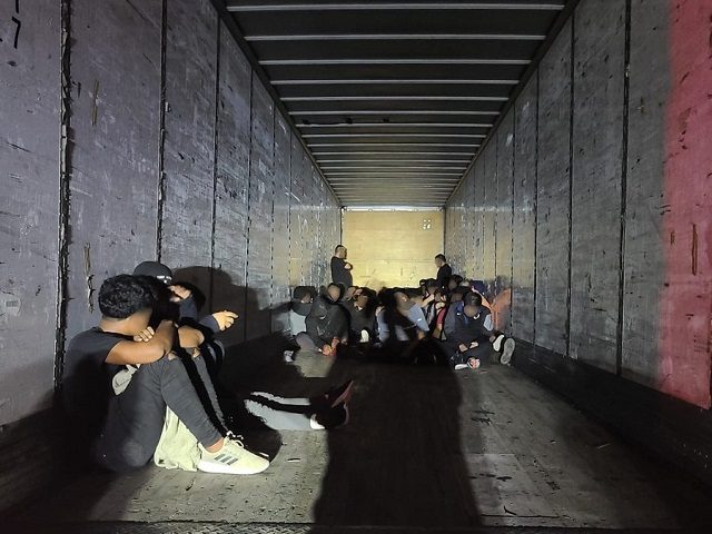 Border Patrol agents rescue 67 migrants locked in an abandoned trailer. (Photo: U.S. Borde