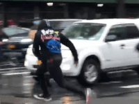Watch: Antifa Protester Taunts Police — Flees in Fear as Cops Approach