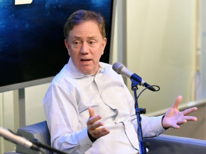 NEW YORK, NEW YORK - DECEMBER 20: Governor of Connecticut Ned Lamont speaks during SiriusXM Business Radio's 'Making A Leader' Series with Governor, Ned Lamont and Wife, Anne Lamont at SiriusXM Studios on December 20, 2019 in New York City. (Photo by Bonnie Biess/Getty Images for SiriusXM)
