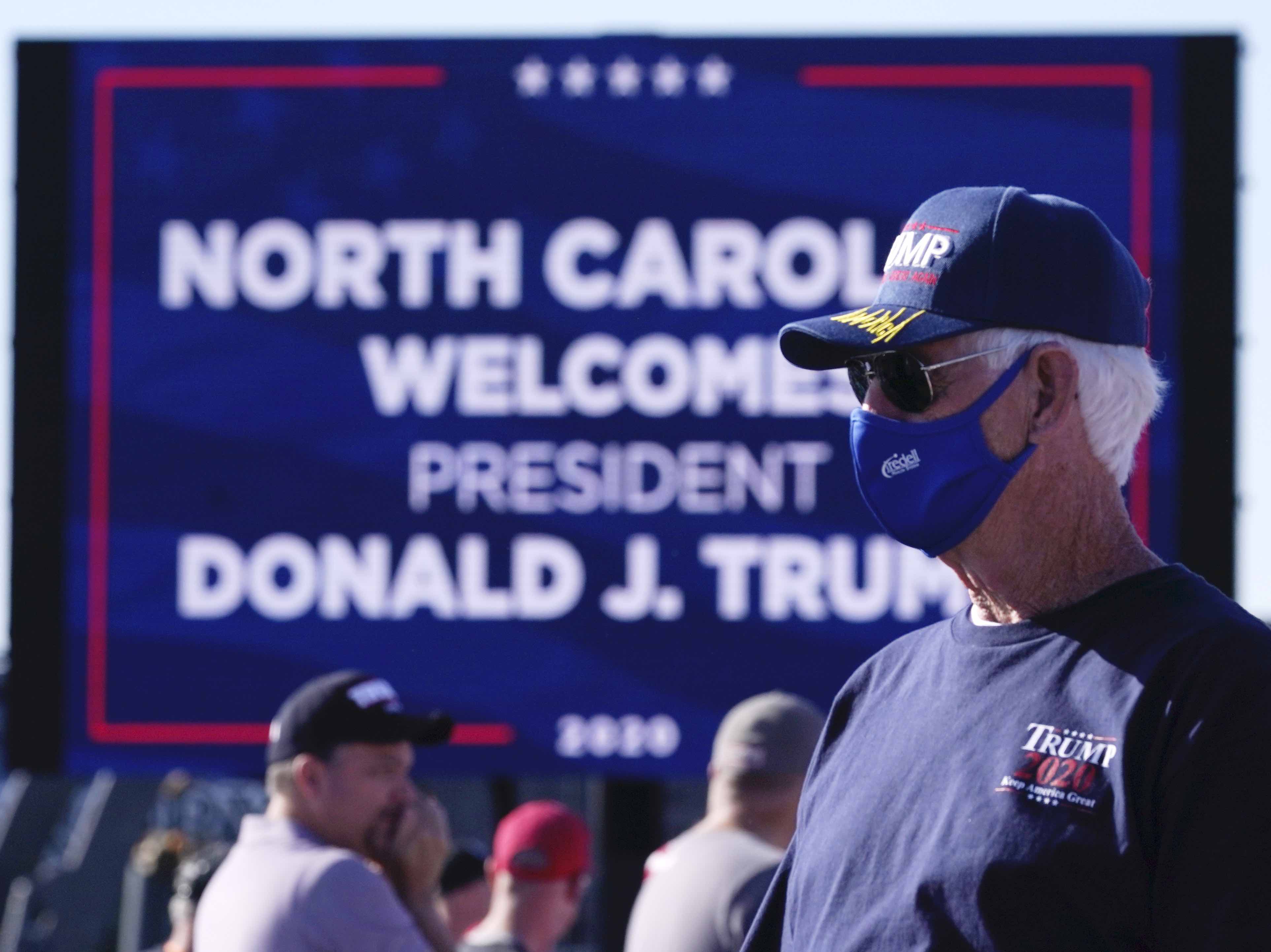 North Carolina welcomes Trump (Chris Carlson / Associated Press)