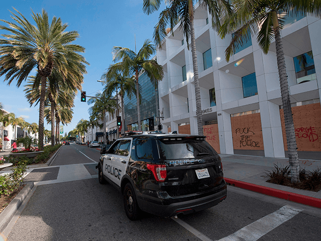 Rodeo Drive, BH, Shopfronts Boarded Up