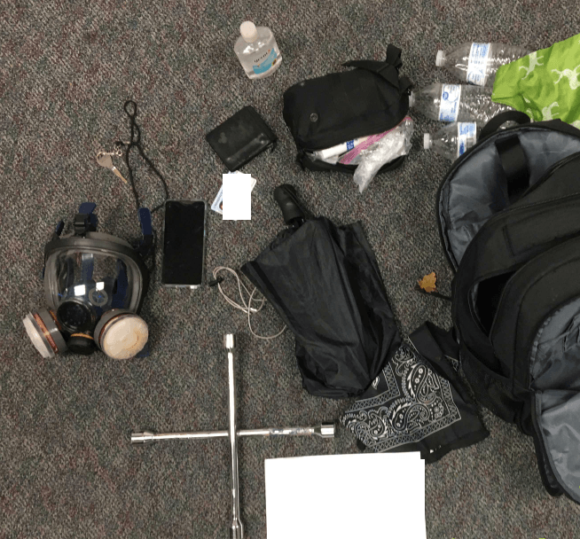 Burglary tools found by police officials. Photo: Multnomah Sheriff's Office