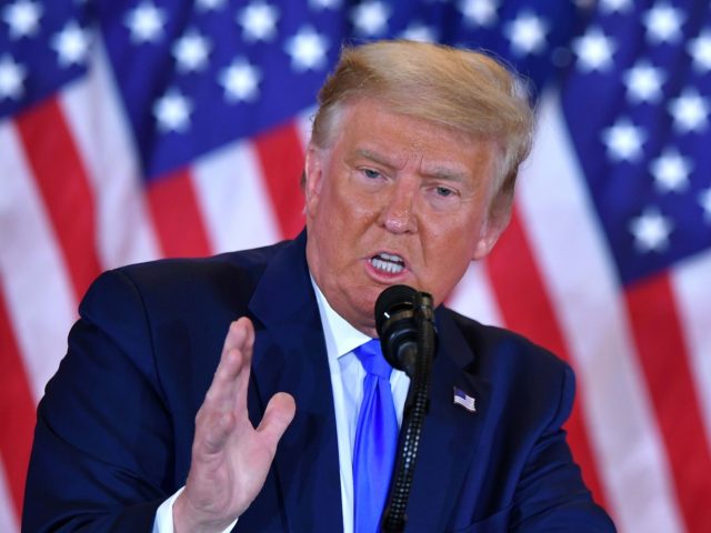 Trump Election Night speech (Mandel Ngan / AFP / Getty)