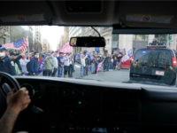 PHOTOS: Donald Trump Thrills Supporter Rally in D.C. with Motorcade Drive-By