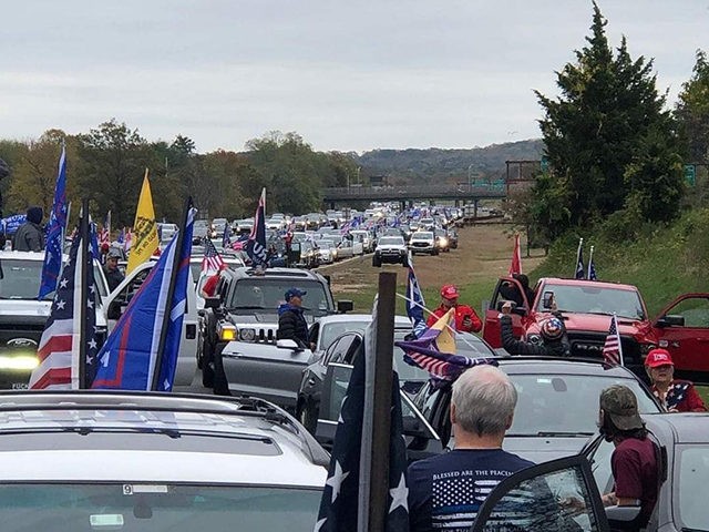 WATCH: New Jersey Trump Supporters Bring Parkway to Standstill