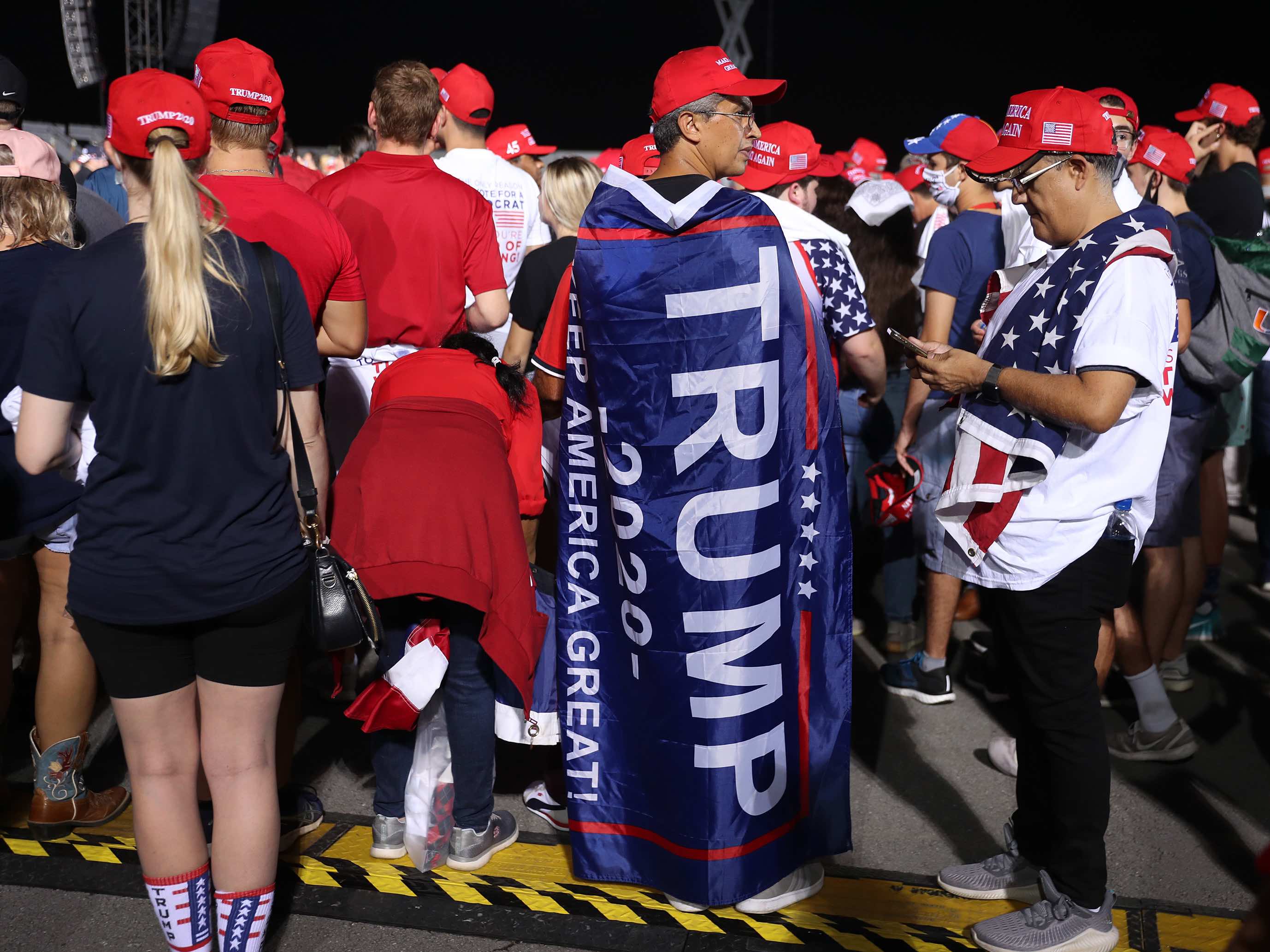 Trump supporters Miami (Joe Raedle / Getty)