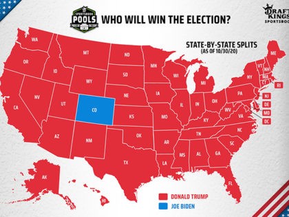 Trump victory map