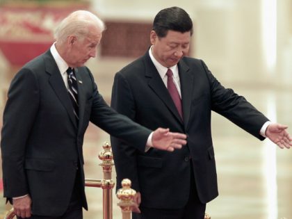 BEIJING, CHINA - AUGUST 18: Chinese Vice President Xi Jinping invites U.S. Vice President