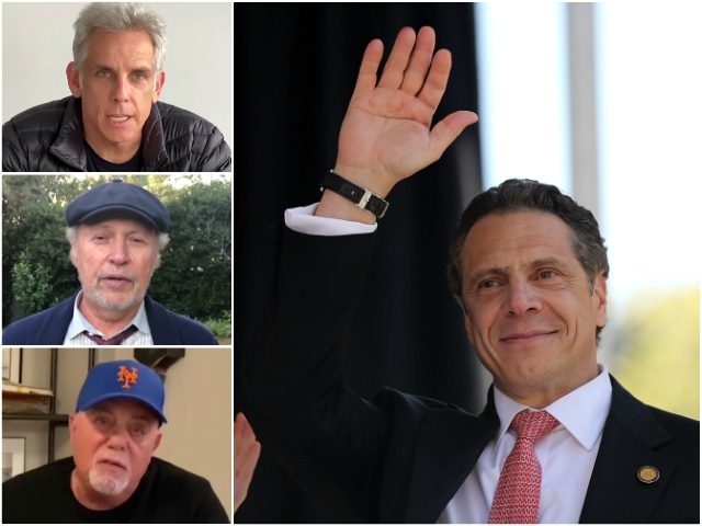 cuomoemmys1 NEW YORK, NY - MAY 07: New York Governor Andrew Cuomo waves at labor leaders and union workers at a rally in Union Square on May 7, 2015 in New York City. Cuomo announced that he would create a so-called Wage Board, a move that could allow him to raise …
